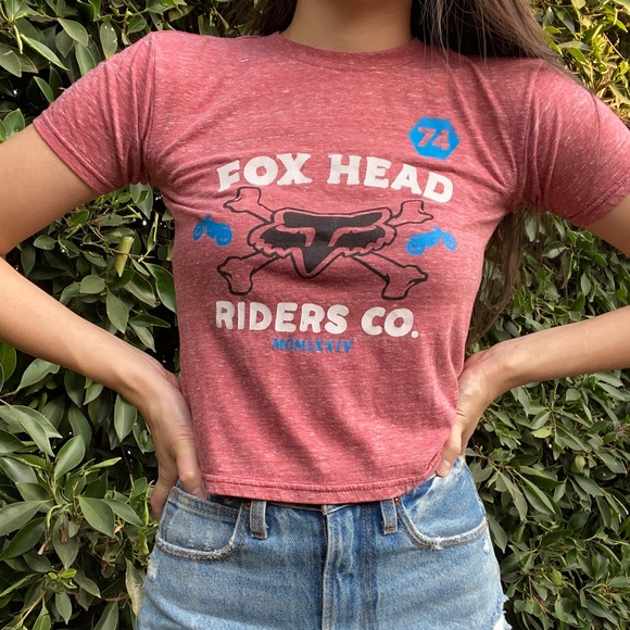 Fox Riders Crop Tee - Picture 1 of 4